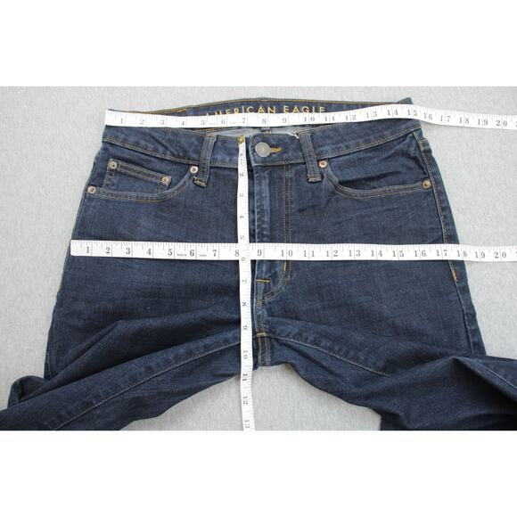 American Eagle Jeans Mens 31 x 32 Blue Flex Stretch Slim Fit Straight - Picture 6 of 8